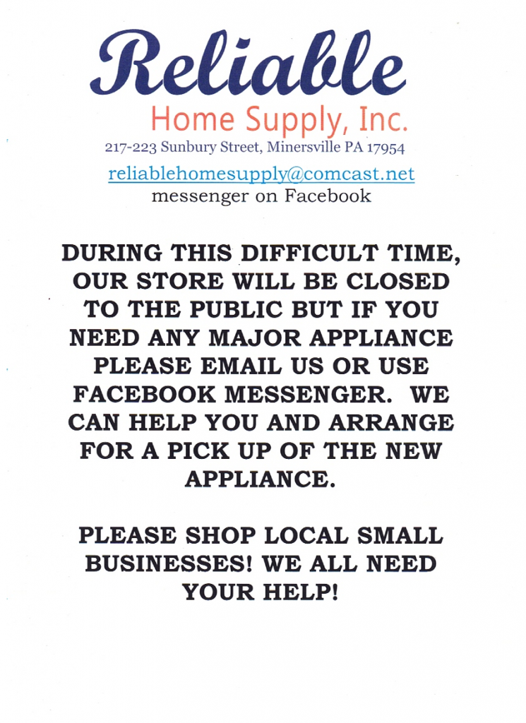 Furniture Pottsville PA Appliances Pottsville PA